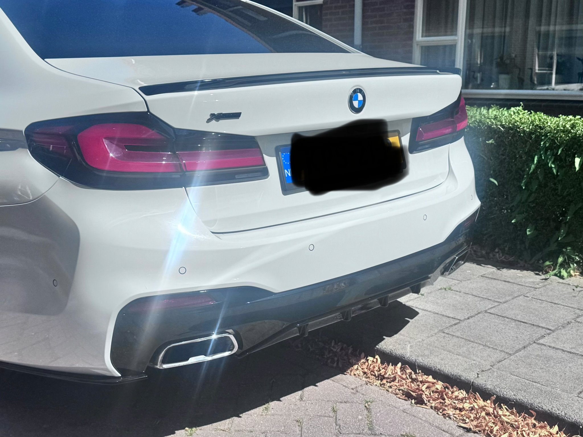 BMW 5 Serie OEM G30 M Performance Achterspoiler glossy black, Ophalen of Verzenden