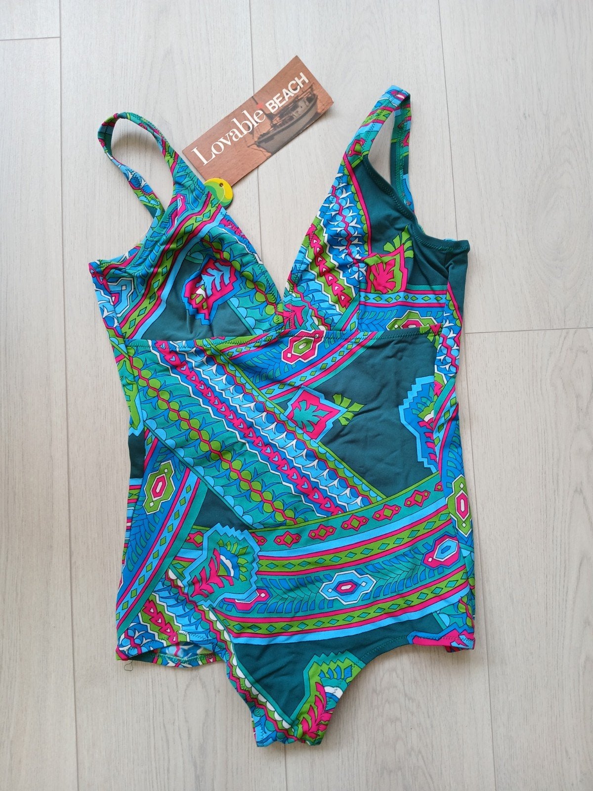 Lovable Nieuw Badpak Maat 42 Blauw/Groen, Kleding | Dames, Blauw, Nieuw, Badpak, Ophalen of Verzenden