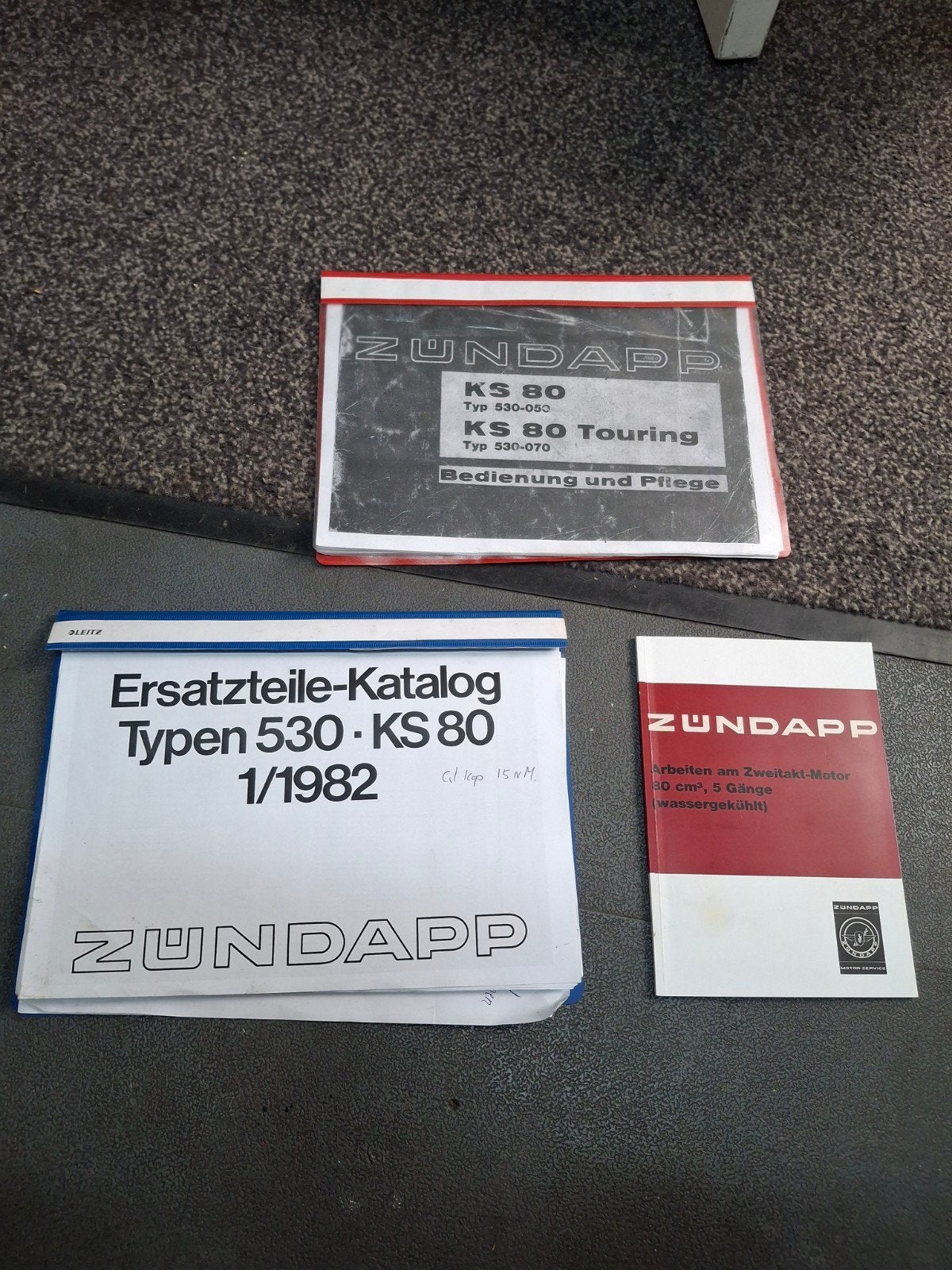 zundapp boekjes 529 /530 314 motor, Verzenden, Gebruikt, Overige typen
