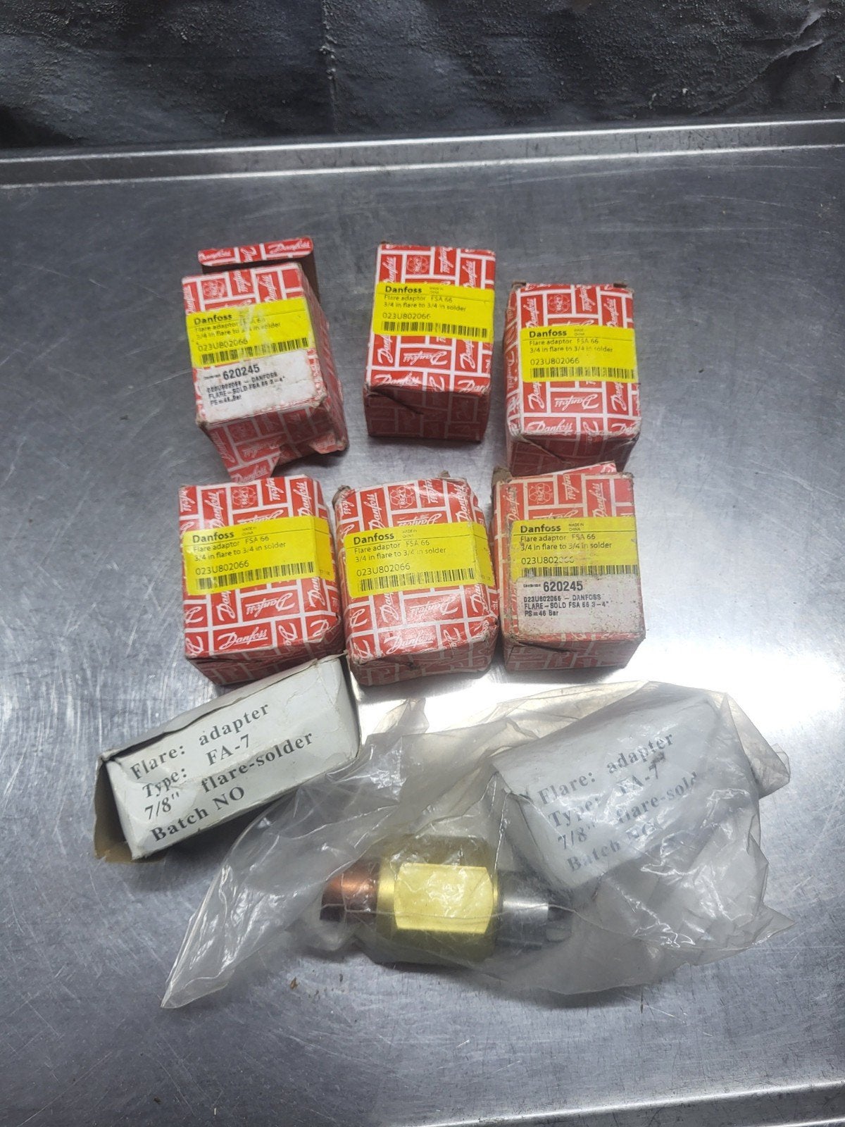 Danfoss Flare Adapters en Soldeerfittingen - Diverse Maten, Ophalen of Verzenden, Nieuw