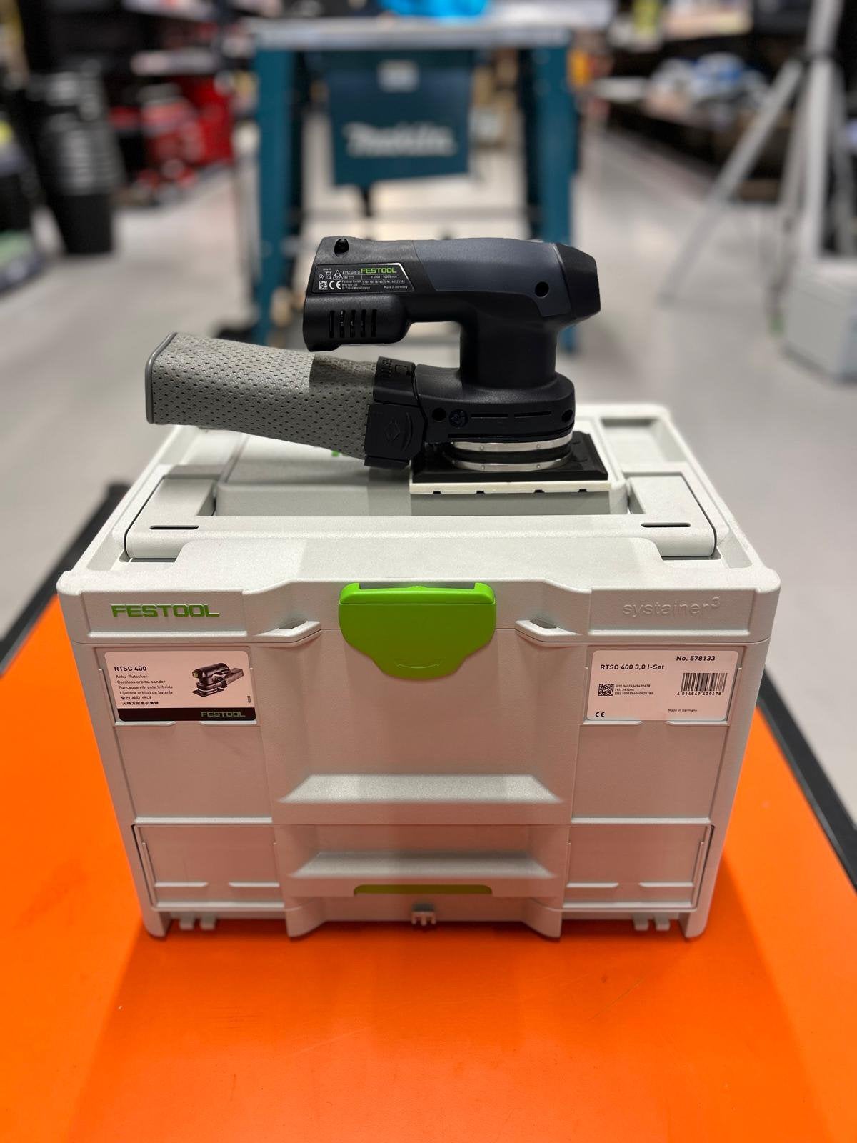 Festool accu vlakschuurmachine RTSC400 LI 3,0 I-set 578133, Ophalen, Nieuw