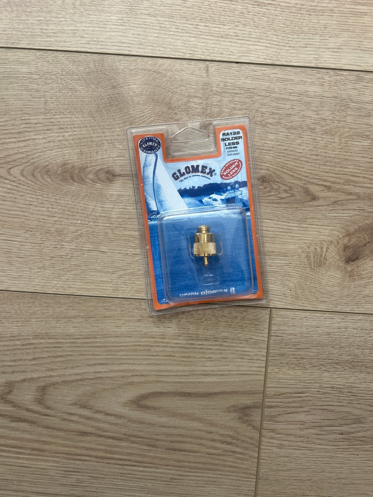 Glomex RA132Solderless PL259 vergulde connector, Ophalen of Verzenden, Nieuw