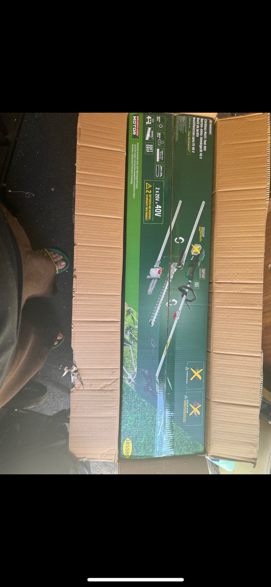 Nieuwe Parkside Accu Multitool 40V - Ideaal voor Tuinonderho, Ophalen of Verzenden, Nieuw, Overige soorten