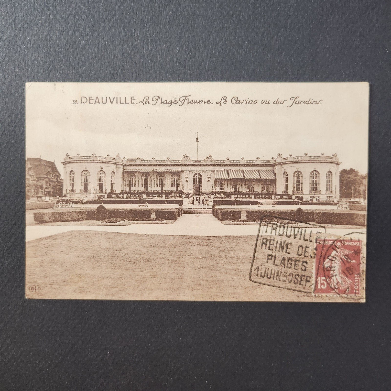 <1920 Ansichtkaart Deauville, La Plage Fleurie, Le Casino, Verzenden, Voor 1920, Gelopen, Frankrijk