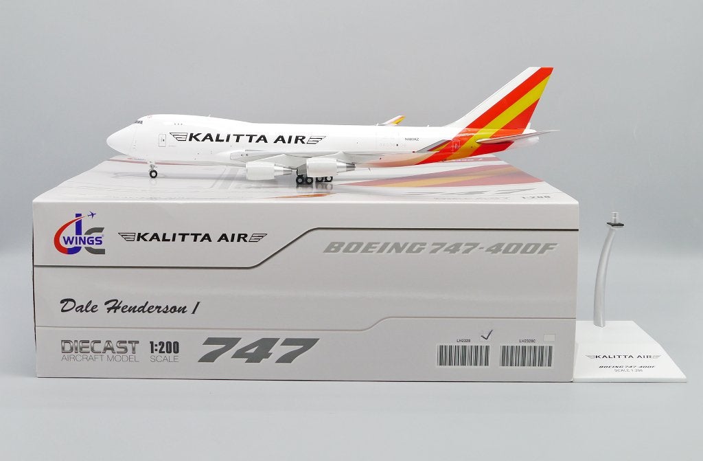 JC Wings 1:200 Boeing 747-400 F Kalitta Air, NIEUW, Verzamelen, Ophalen of Verzenden, Nieuw, Schaalmodel