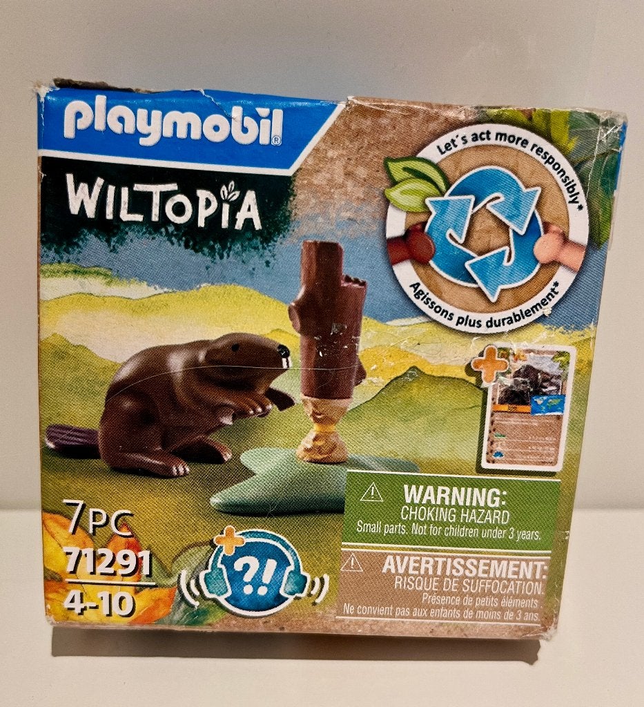 71291 Playmobil Wiltopia Bever, Wild life, Complete set, Overige typen, Ophalen of Verzenden