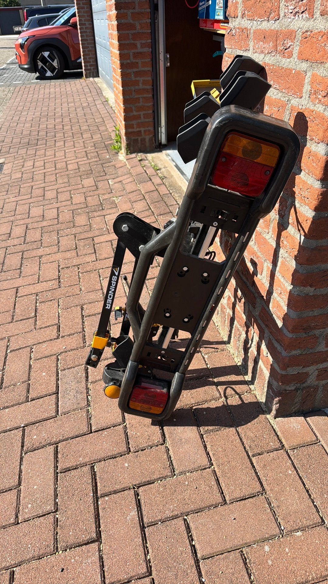 Spinder hawk fietsendrager, Auto diversen, Fietsendragers, Ophalen, 2 fietsen, Gebruikt, Trekhaakdrager