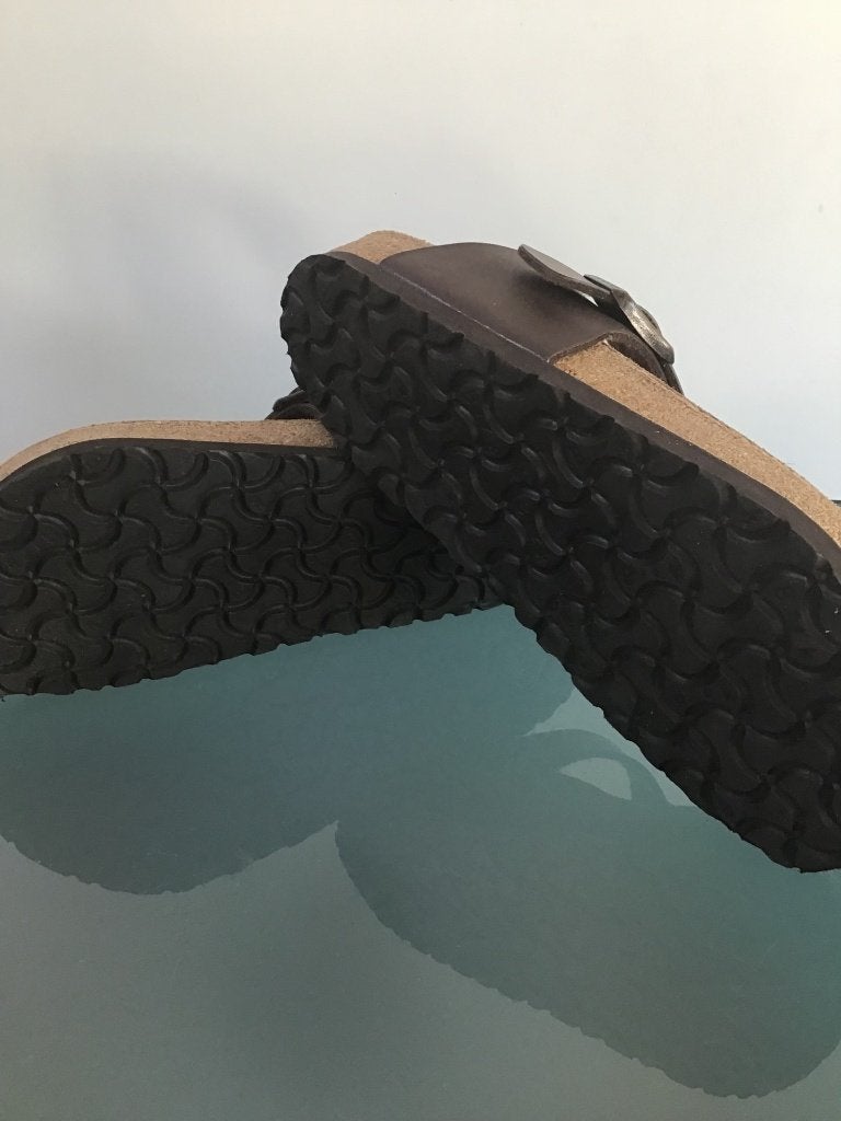 Birkenstock 36 Ramses bruin | slippers | Gratis verzenden, Slippers, Bruin, Ophalen of Verzenden, Zo goed als nieuw
