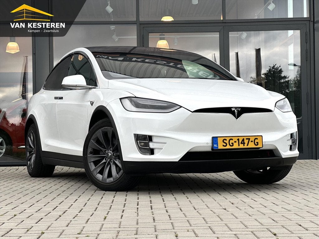 Tesla Model X 100D 422pk AWD 5P | Enhanced Autopilot | Trekh, Auto's, Automaat, Model X, Gebruikt, Zwart