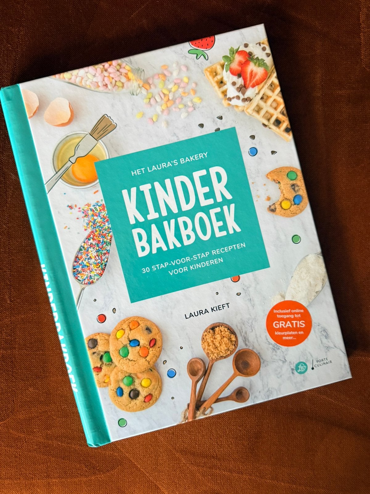 Het Laura’s Bakery Kinderbakboek - Laura Kieft - Hardcover, Boeken, Ophalen of Verzenden, Nieuw, Taart, Gebak en Desserts