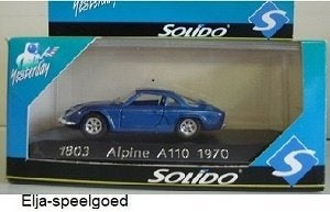 NIEUW Solido 1803 1:43 Alpine A110 A 110 Renault model 1970, Ophalen of Verzenden, Nieuw, Auto, Solido