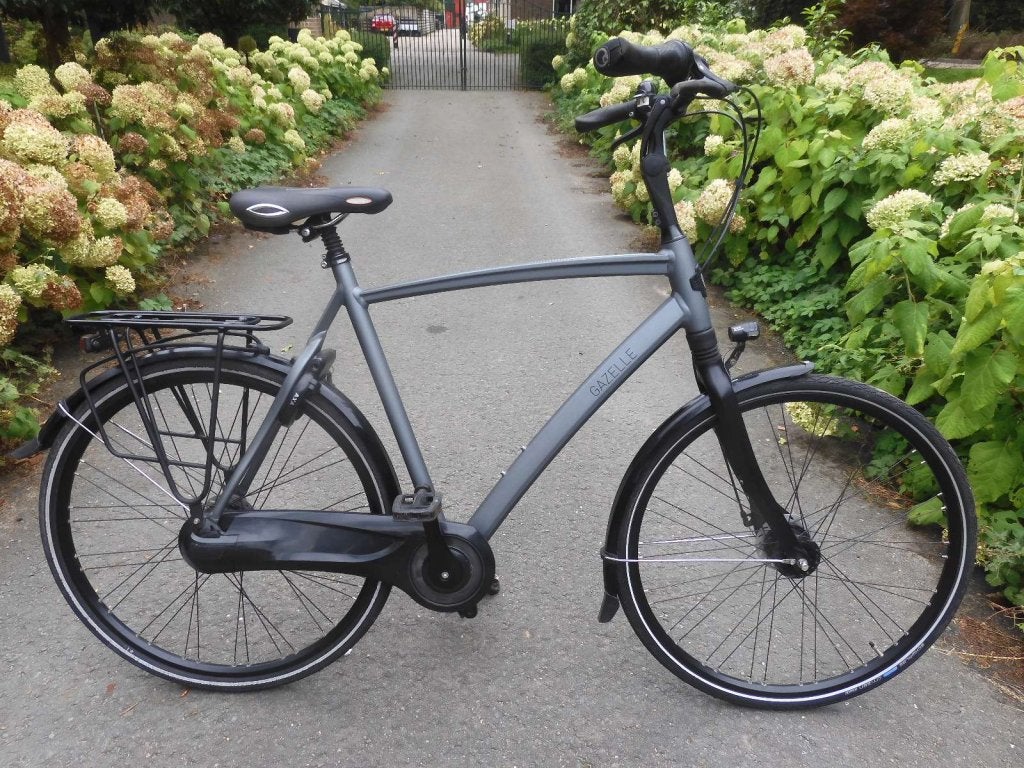 Matgrijze  Gazelle Chamonix C7  met 7 versnellingen 61 frame, Gazelle, Versnellingen, Niet ingevuld, Zo goed als nieuw