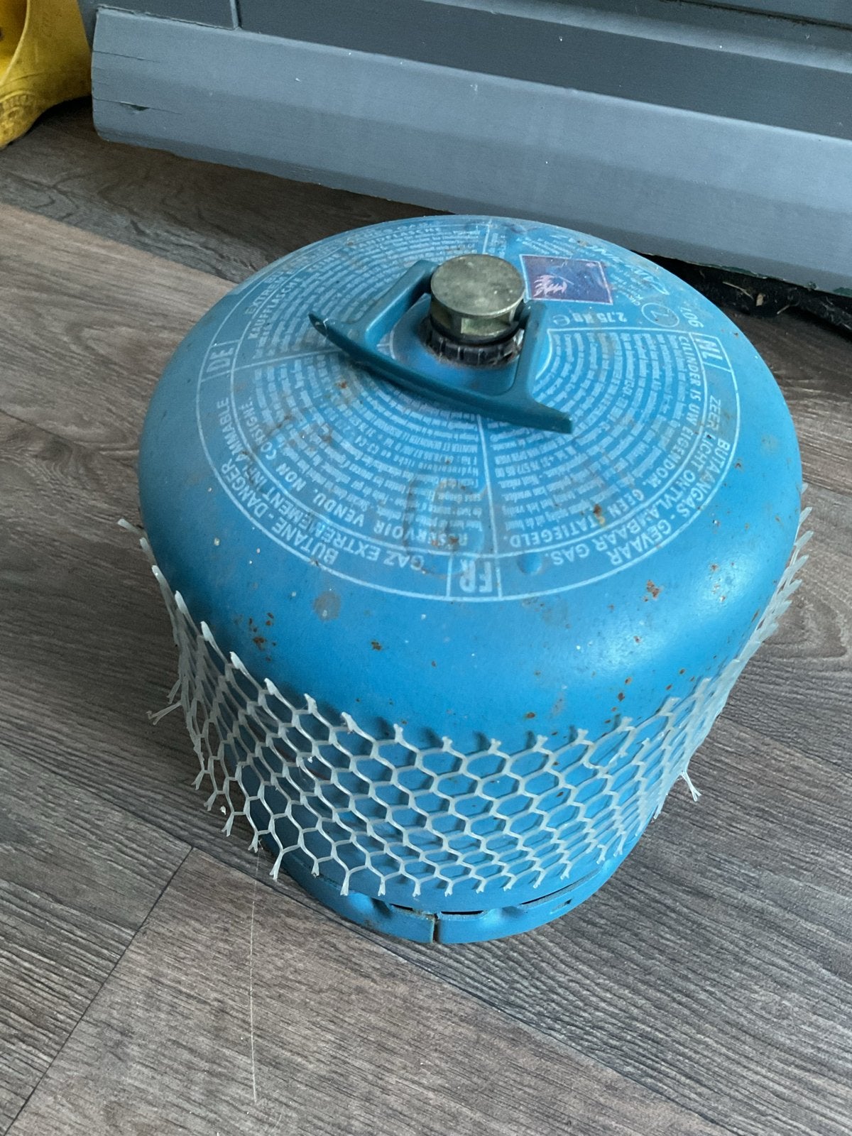 Campingaz gasfles 907 - driekwart vol, Ophalen, Gebruikt