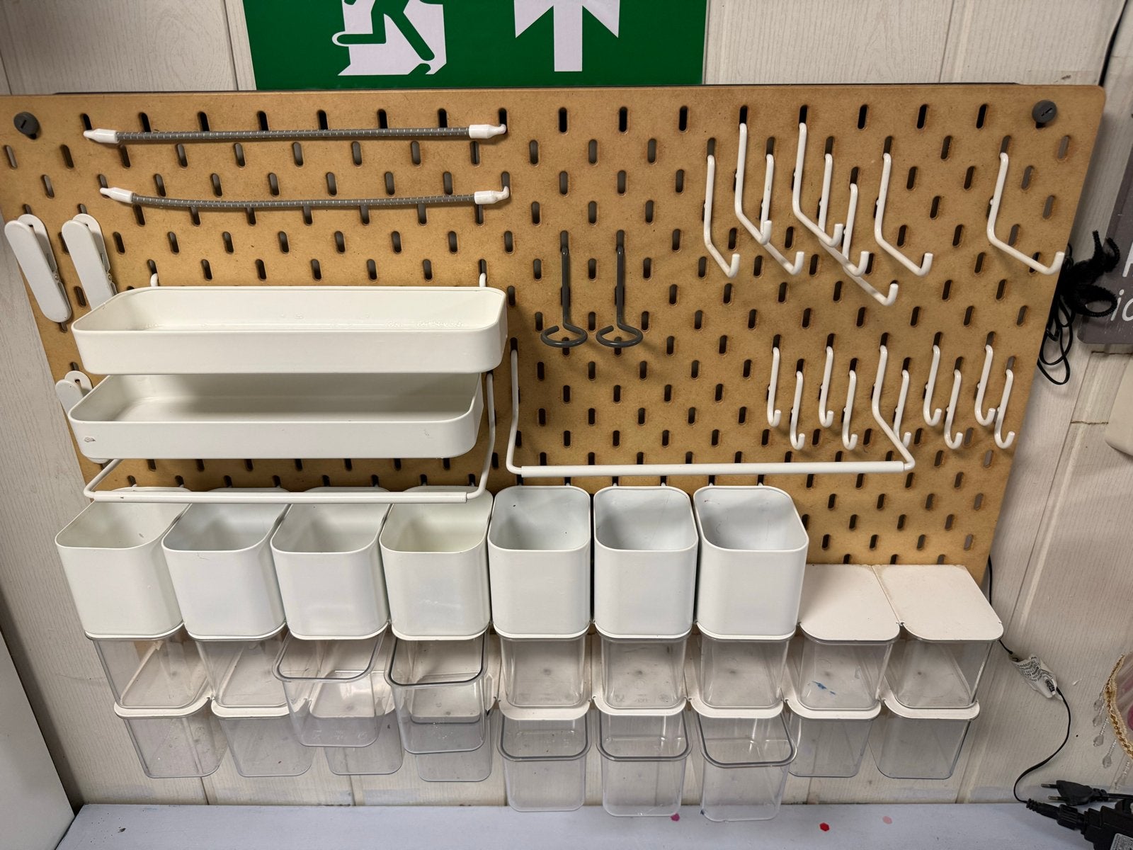Ikea Skadis ophangsysteem met veel accessoires, Ophalen, Gebruikt