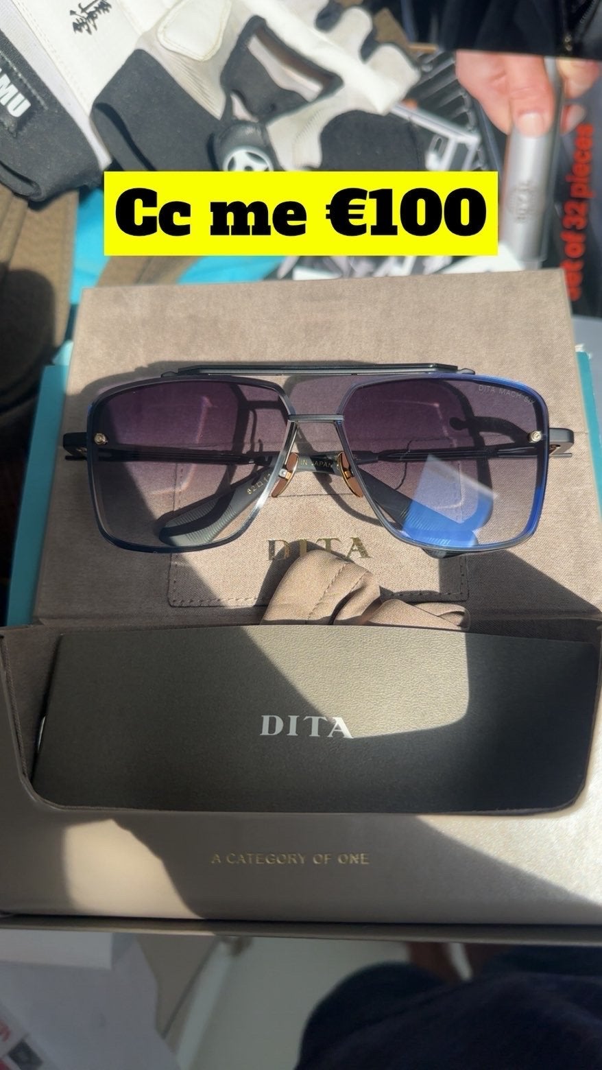 Nieuwe DITA Mach-Six Zonnebril - Exclusief Design, Overige merken, Zonnebril, Zwart, Nieuw