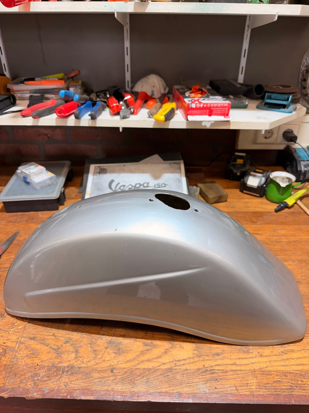 Spatbord Vespa Sprint Largeframe - Gebruikt, Ophalen of Verzenden, Gebruikt, Kap, Vespa