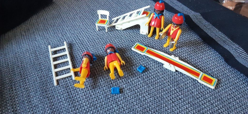 Playmobil circus artiesten 3512 en 3545, Gebruikt, Losse onderdelen, Ophalen of Verzenden, Figuren
