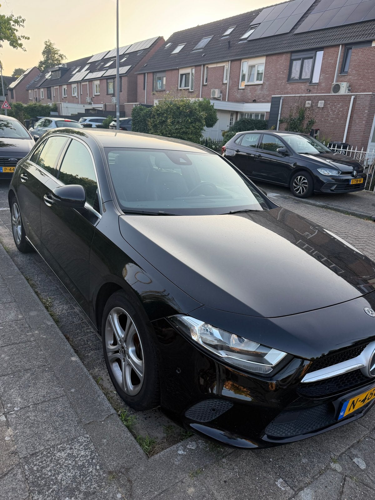 Mercedes-Benz A-Klasse A 200 d 150pk 7G-DCT 2019 Zwart, Auto's, Mercedes-Benz, 745 kg, Euro 6, 4 cilinders, Zwart