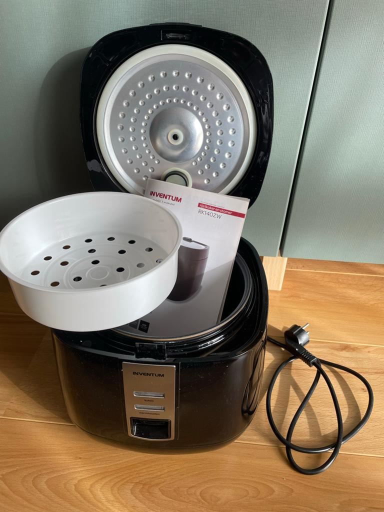 Inventum RK140ZW Rijstkoker met stoomfunctie, Ophalen, Zo goed als nieuw