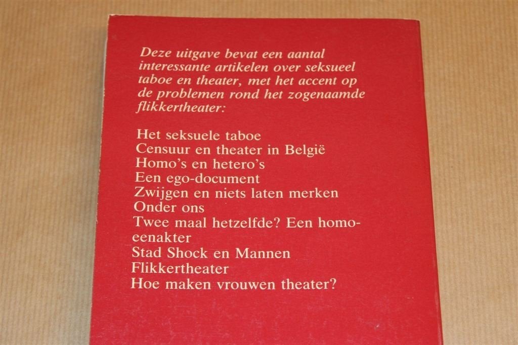 Seksueel Taboe en Theater — Censuur en Grenzen op het Podium, Ophalen of Verzenden, Gelezen