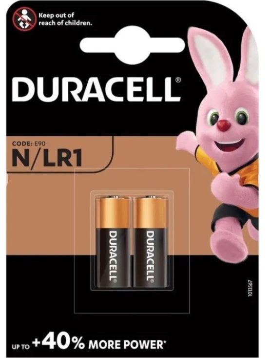 2 STUKS DURACELL MN9100, LR1, N PLUS ALK. €5.00, Ophalen of Verzenden, Nieuw