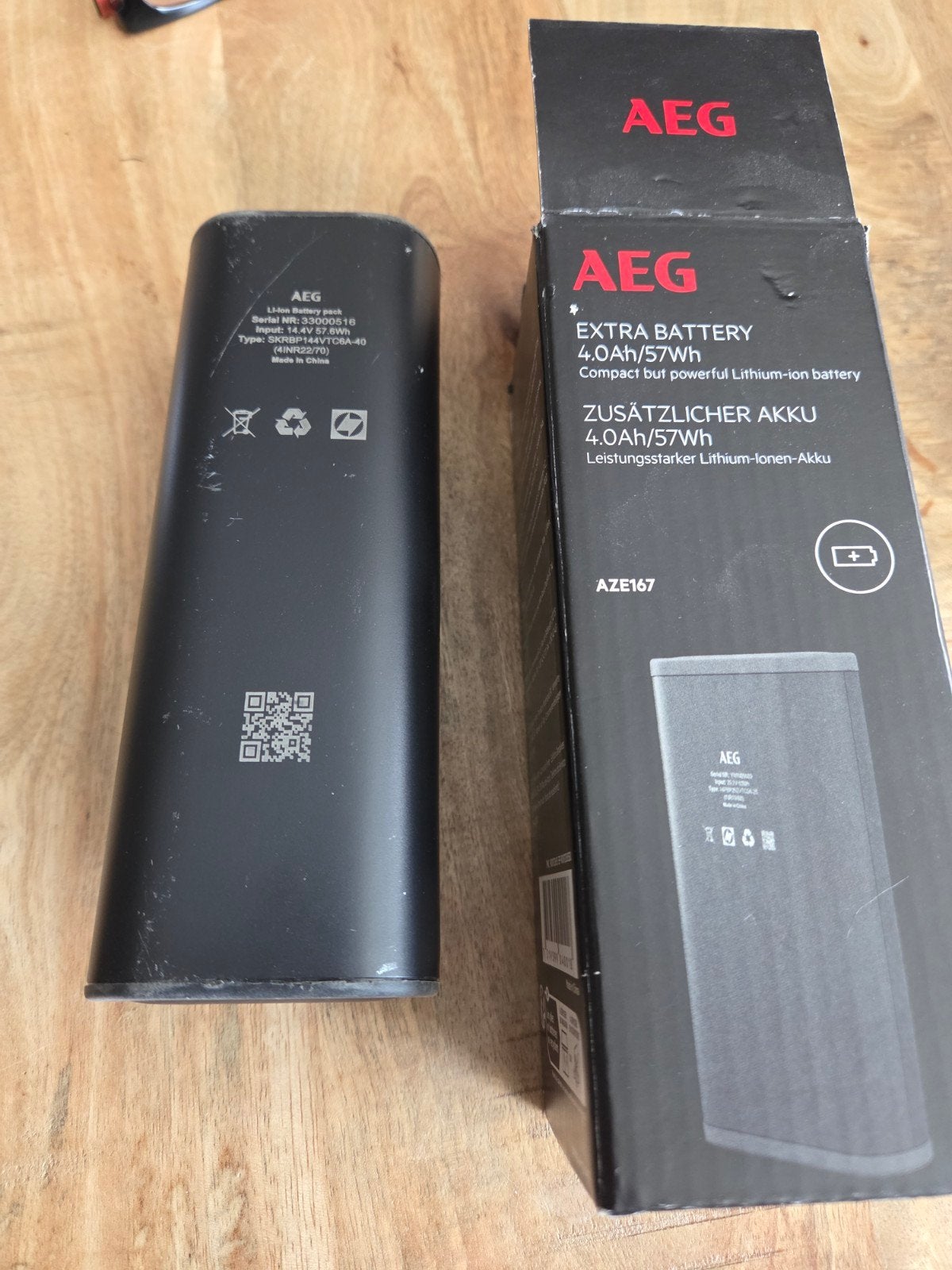 AEG AZE167 accu, Ophalen of Verzenden, Nieuw