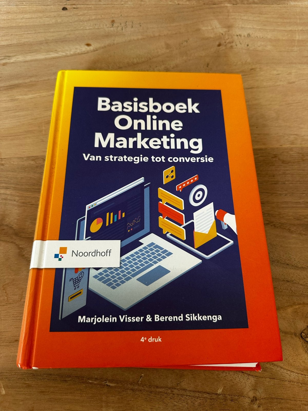 Basisboek Online Marketing - Marjolein Visser & Berend Sikke, Ophalen of Verzenden, Gamma, Zo goed als nieuw, HBO