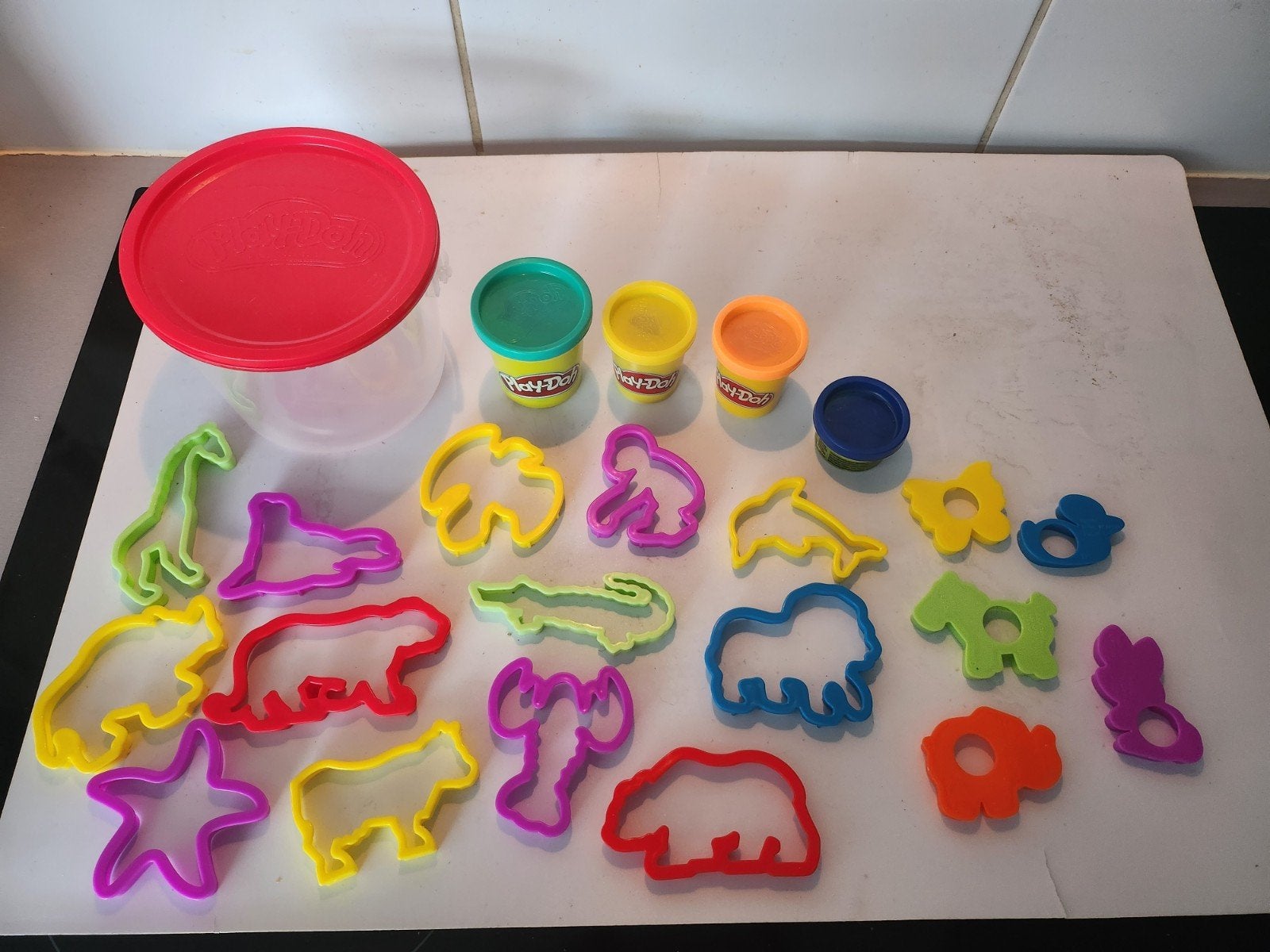 Klei Speelset Play Doh Dieren, Kinderen en Baby's, Speelgoed | Educatief en Creatief, Ophalen of Verzenden, Zo goed als nieuw