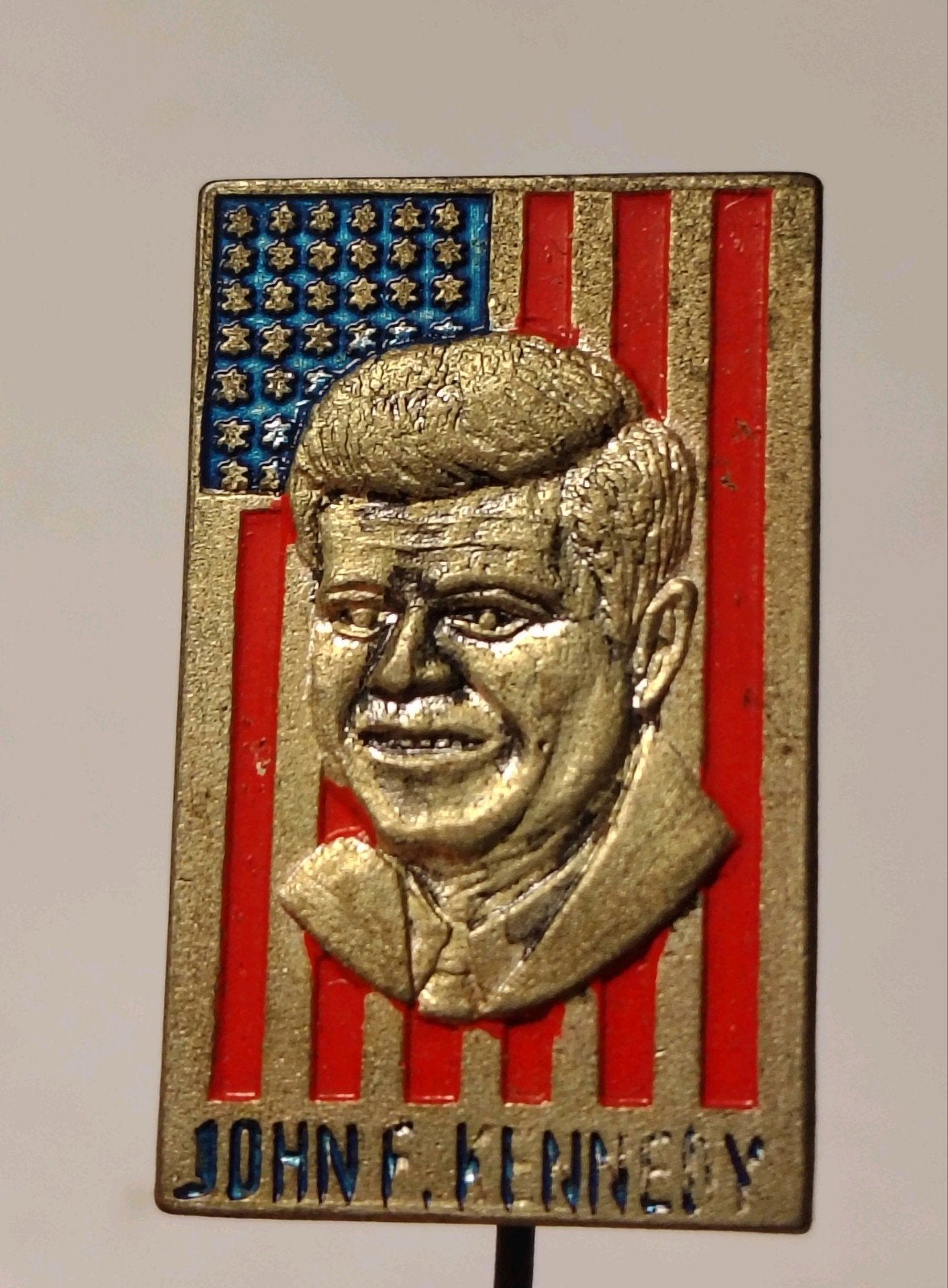 John F. Kennedy Speldje Steekspeld, Verzamelen, Ophalen of Verzenden, Gebruikt, Overige onderwerpen