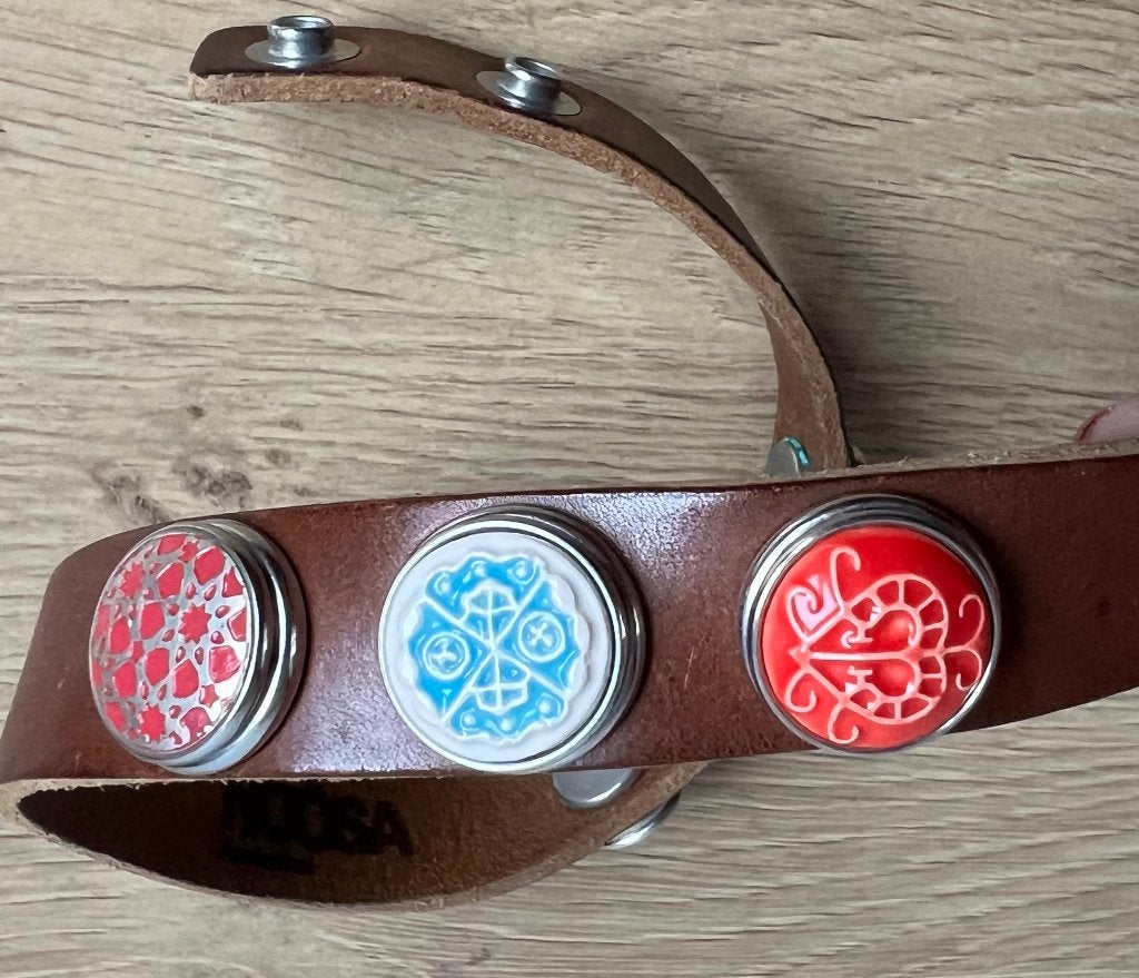 Noosa. Dubbele armband., Ophalen of Verzenden, Zo goed als nieuw, Overige kleuren, Overige materialen