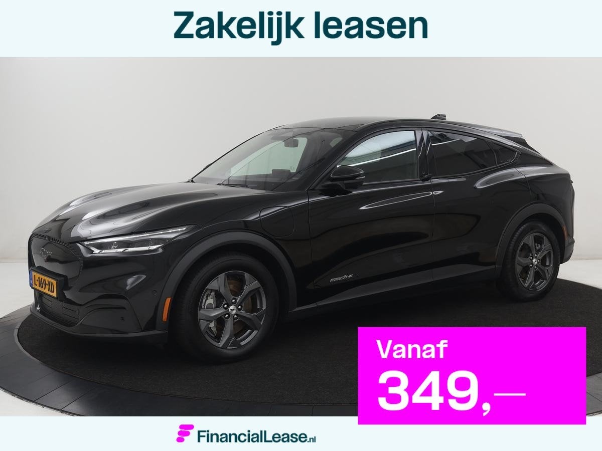 Ford Mustang Mach-E Extended RWD 98 kWh | SOH 92,5% | Bang &, Gebruikt, 750 kg, 600 km, Zwart