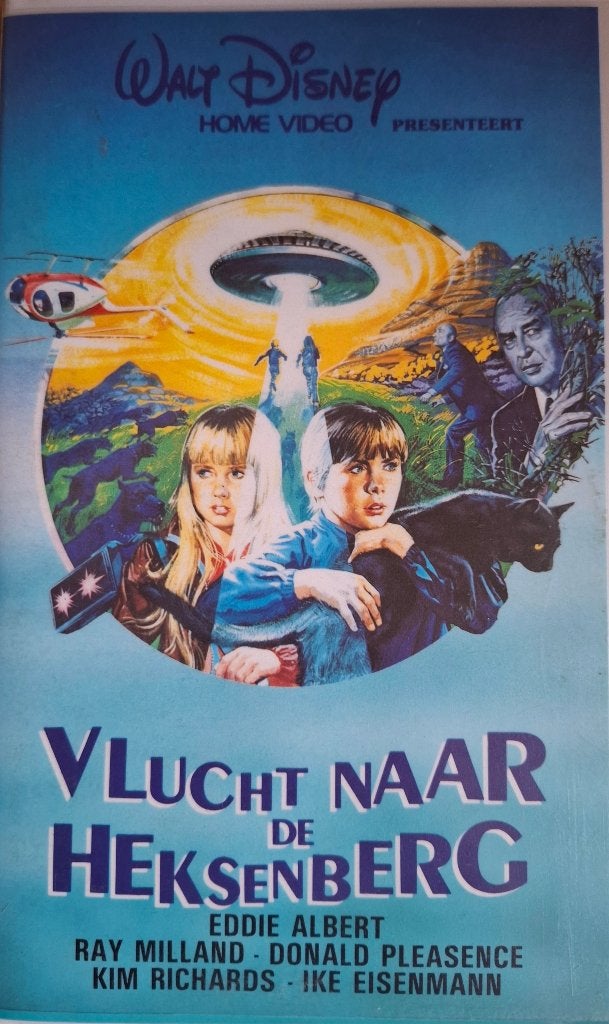 Vlucht naar de Heksenberg - VHS - Walt Disney, Cd's en Dvd's, Engels, Alle leeftijden, Science Fiction en Fantasy, Ophalen of Verzenden