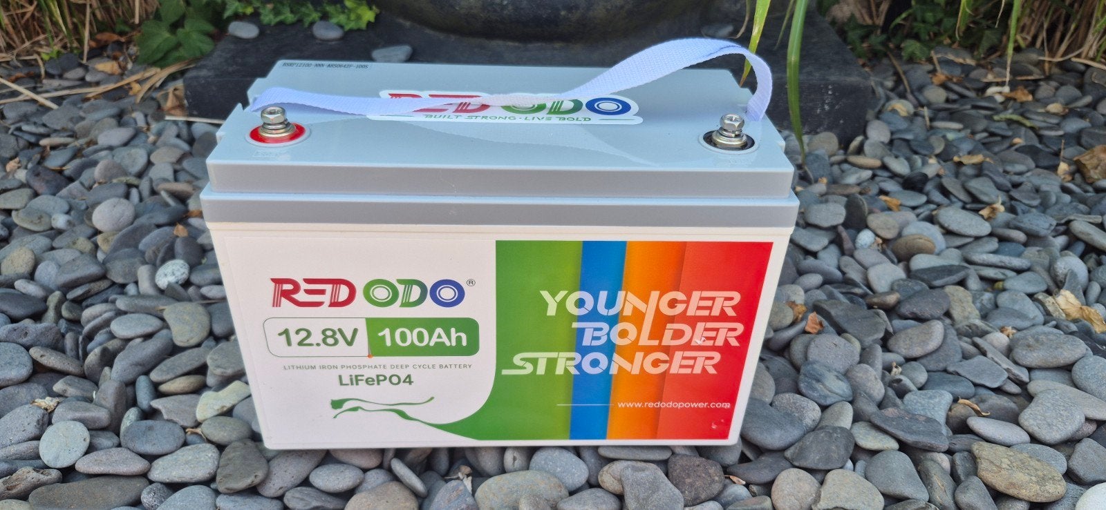 Redodo LiFePO4 12,8V 100Ah lithium accu, Ophalen of Verzenden, Zo goed als nieuw