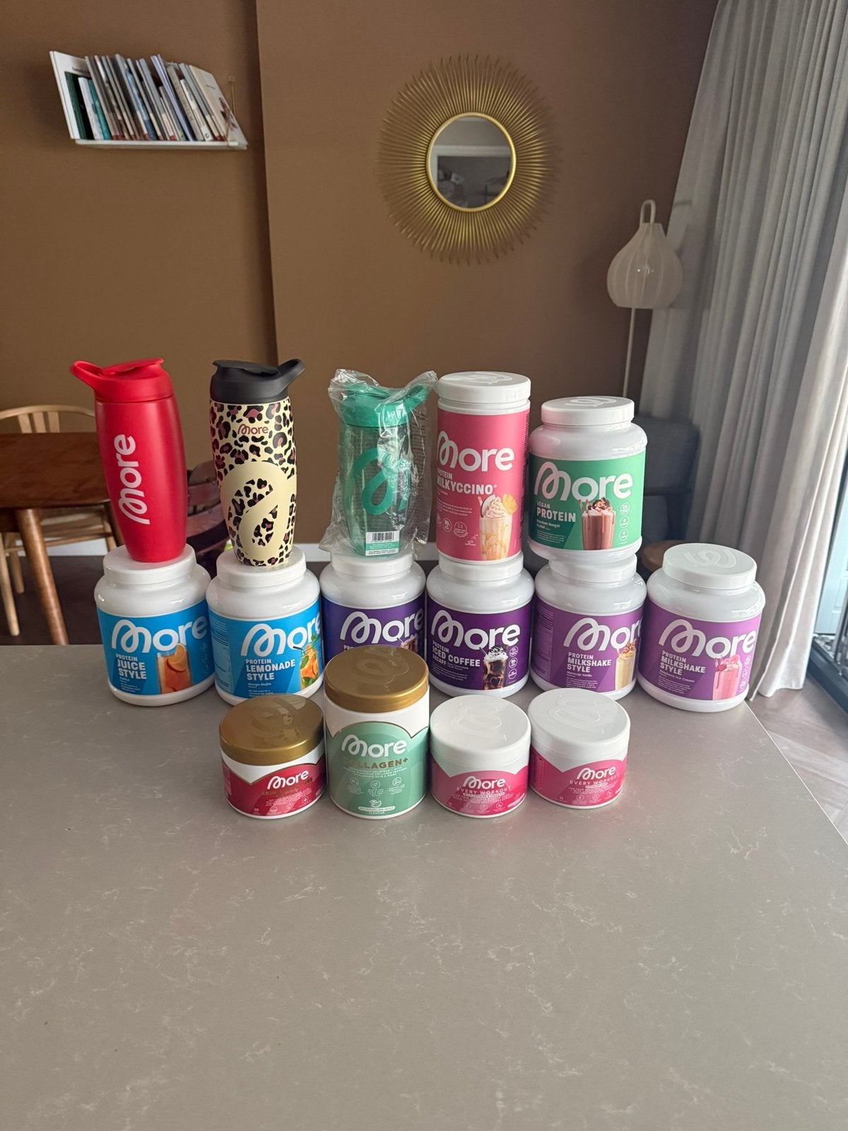 More Nutrition XXL pakket  + More Steel Leopard Shaker  €573, Verzenden, Nieuw, Poeder of Drank