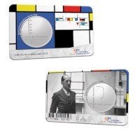 5 Euro Nederland 2022 - UNC Coincard - Piet Mondriaan Vijfje, Verzenden, Overige landen, 5 euro, Losse munt