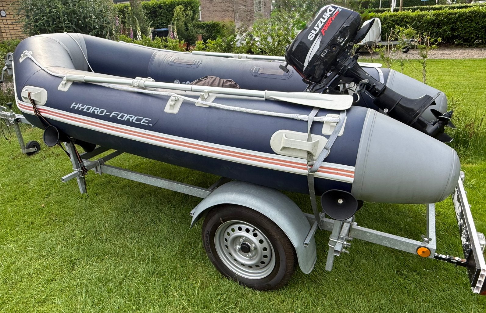 Hydro-Force Opblaasboot met Suzuki Buitenboordmotor, Overige materialen, Ophalen, Overige merken, Gebruikt