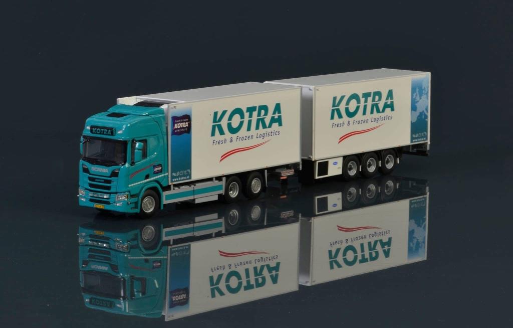 WSI KOTRA LOGISTICS Scania, Hobby en Vrije tijd, Modelauto's | 1:50, Ophalen of Verzenden, Nieuw, Bus of Vrachtwagen, Wsi