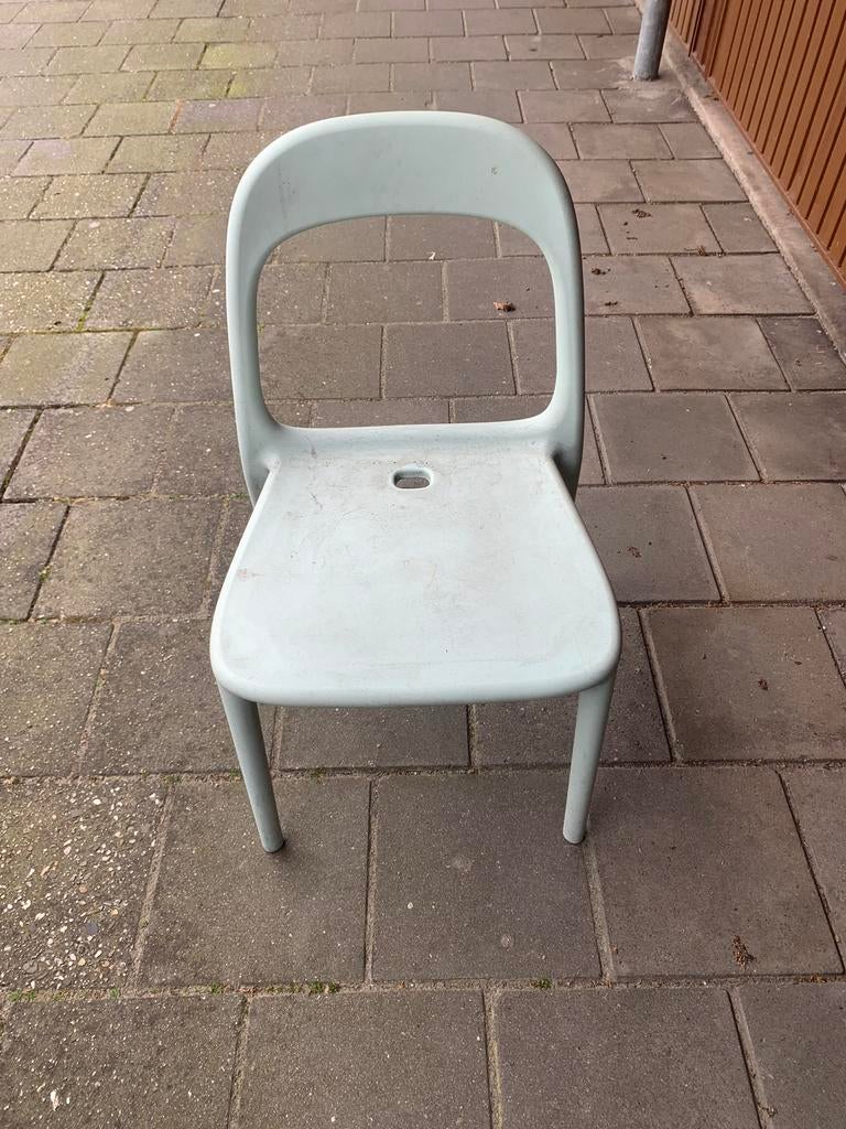 4 x vintage ikea stoelen, Ophalen, Gebruikt, Wit, Vier