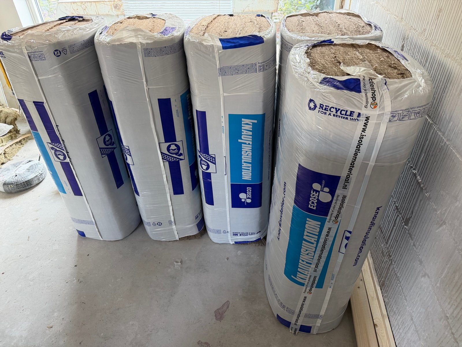 Glaswol Acoustifit 1350x600x150mm, Ophalen, 12 cm of meer, Nieuw, Minder dan 5 m²