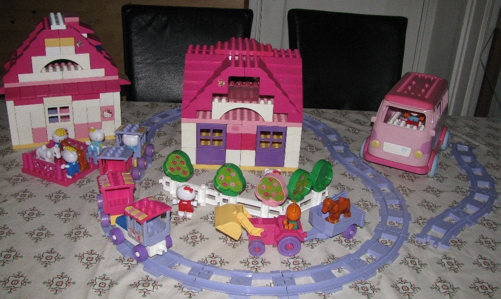 Duplo Lego. Hello Kitty. Merk : Megabloks, Ophalen of Verzenden, Gebruikt, Megabloks