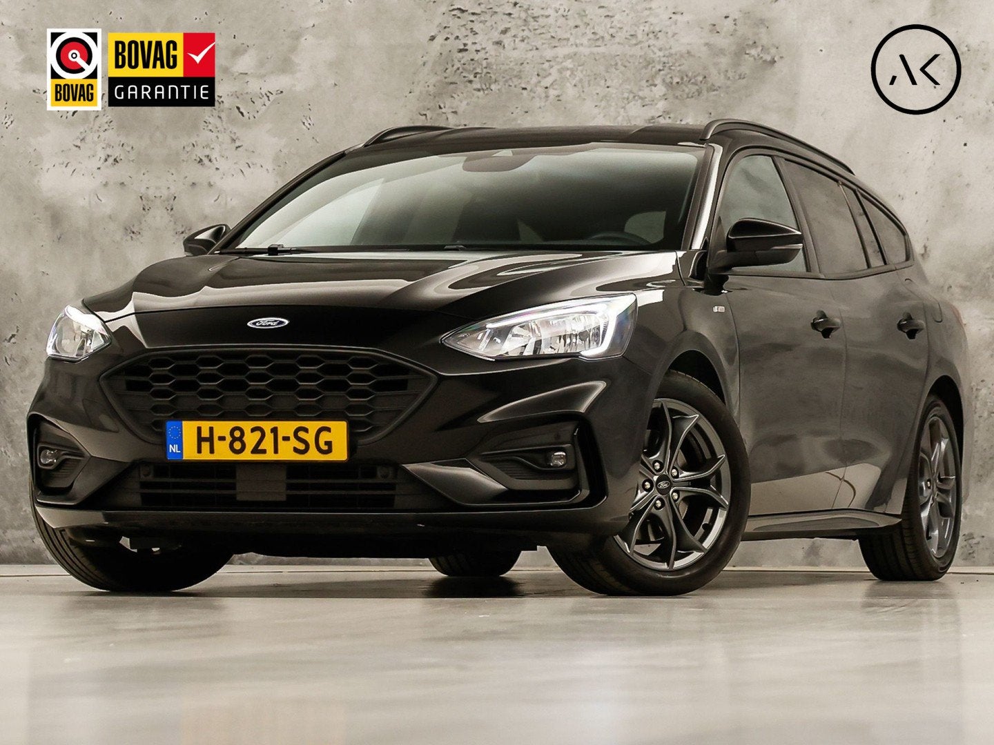 Ford FOCUS Wagon 1.0 EcoBoost ST Line (APPLE CARPLAY, GROOT, 12 maanden, Gebruikt, 1283 kg, Zwart