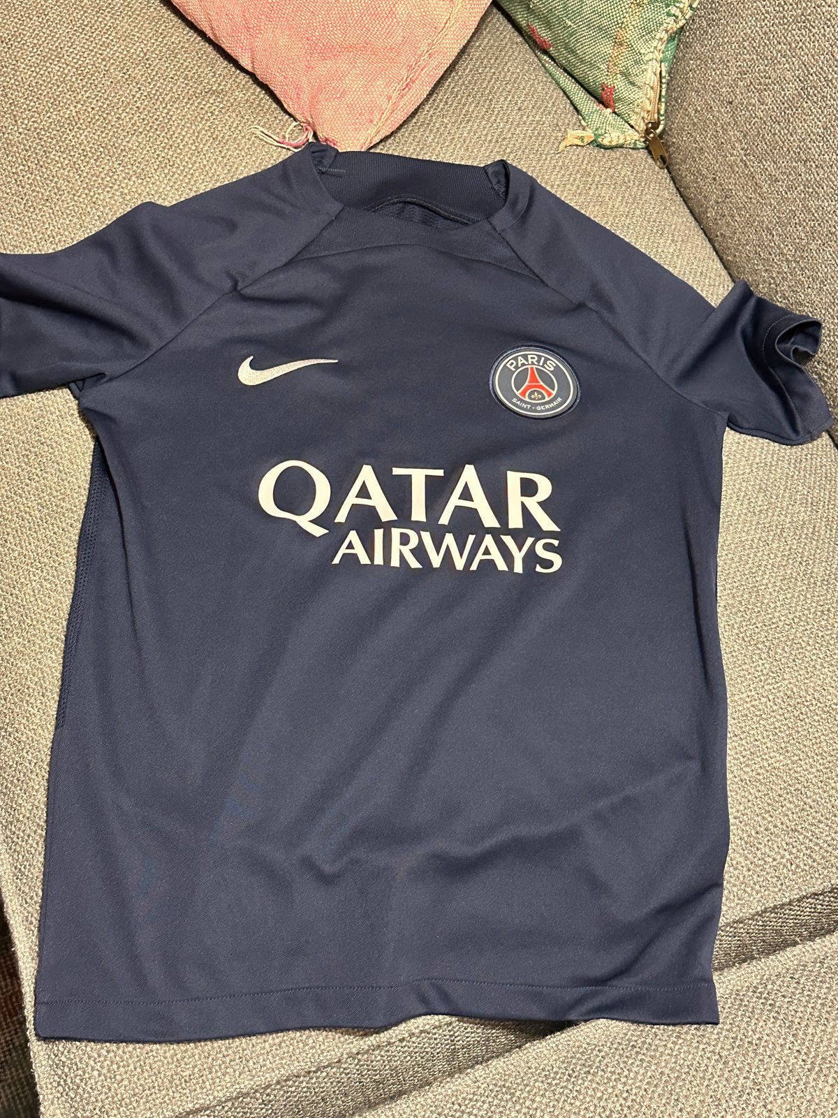 PSG Voetbalshirt Nike - Donkerblauw - Maat M jeugd, Jongen of Meisje, Ophalen of Verzenden, Zo goed als nieuw, Shirt of Longsleeve
