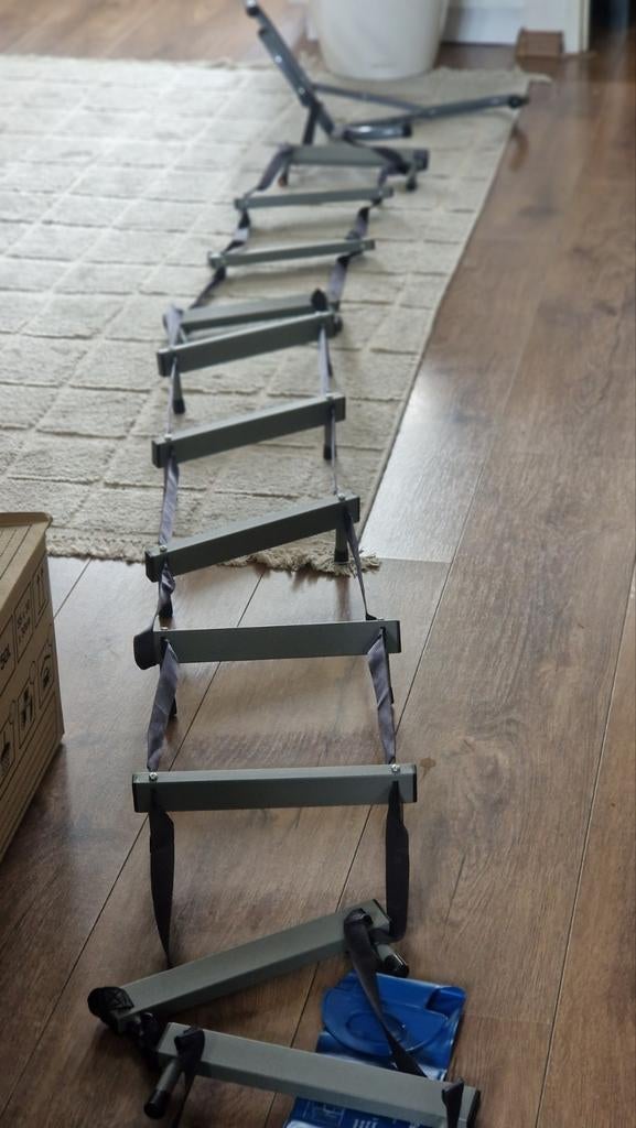 Vluchtladder EL52W-2, 4.3 meter, Ophalen