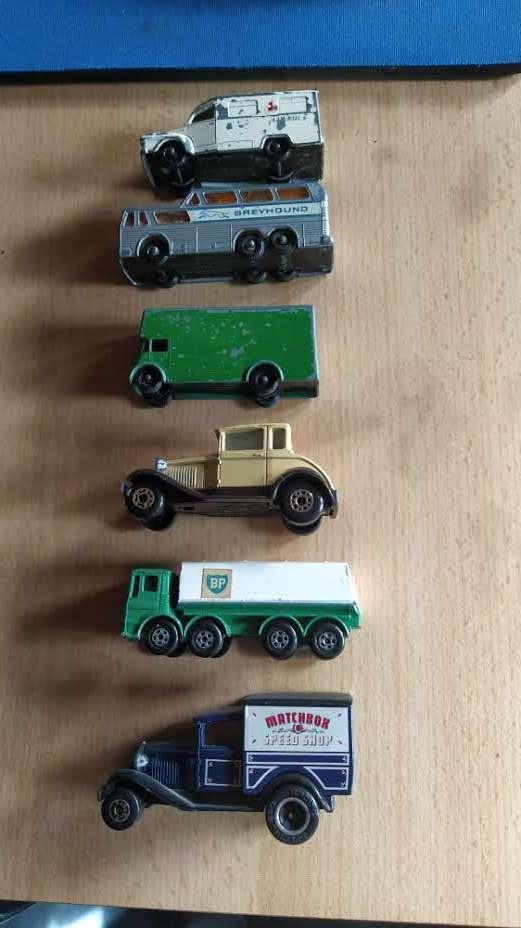 6 x vintage MATCHBOX VANAF 5 euro !!, Hobby en Vrije tijd, Modelauto's | 1:87, Gebruikt, Overige typen, Matchbox, Ophalen of Verzenden