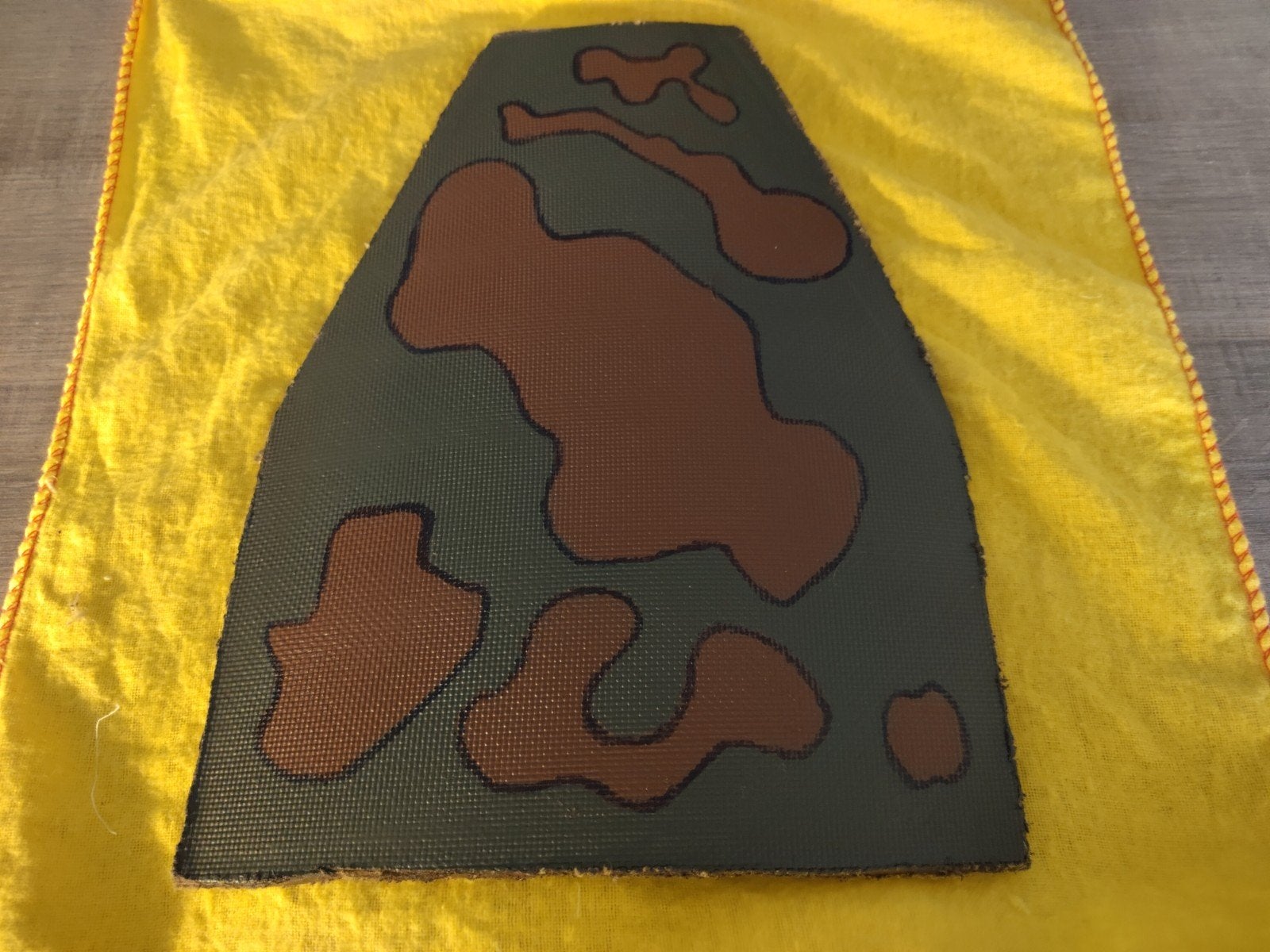 Kevlar plaatje ballistisch leger Italië, Verzamelen, Ophalen of Verzenden, Landmacht, Overige gebieden, Kleding of Schoenen