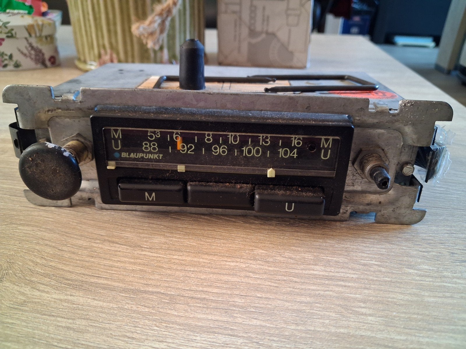 Vintage Blaupunkt Autoradio - Klassieke Auto Audio, Ophalen of Verzenden, Gebruikt