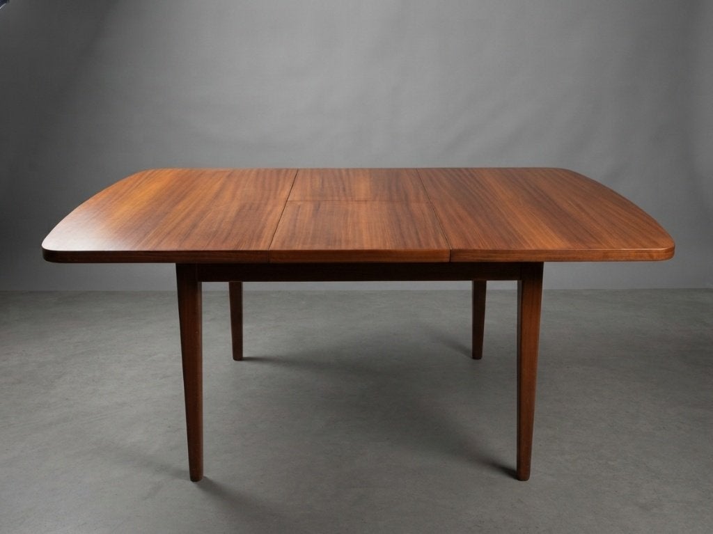 Vintage uitschuifbare eettafel jaren 60, Huis en Inrichting, Ophalen, Gebruikt, 100 tot 150 cm, 50 tot 100 cm