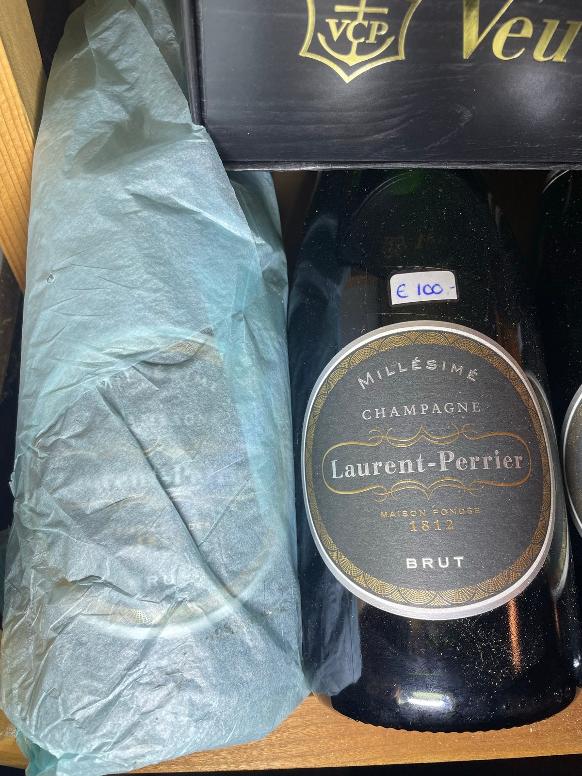 Twee flessen Laurent-Perrier Millésimé Champagne, Ophalen of Verzenden, Nieuw, Frankrijk, Champagne