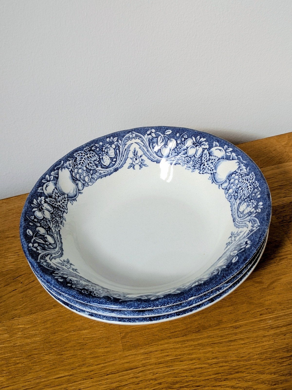 Set van 3 vintage Myott Meakin diepe borden / schaaltjes, Gebruikt, Overige merken, Verzenden, Keramiek