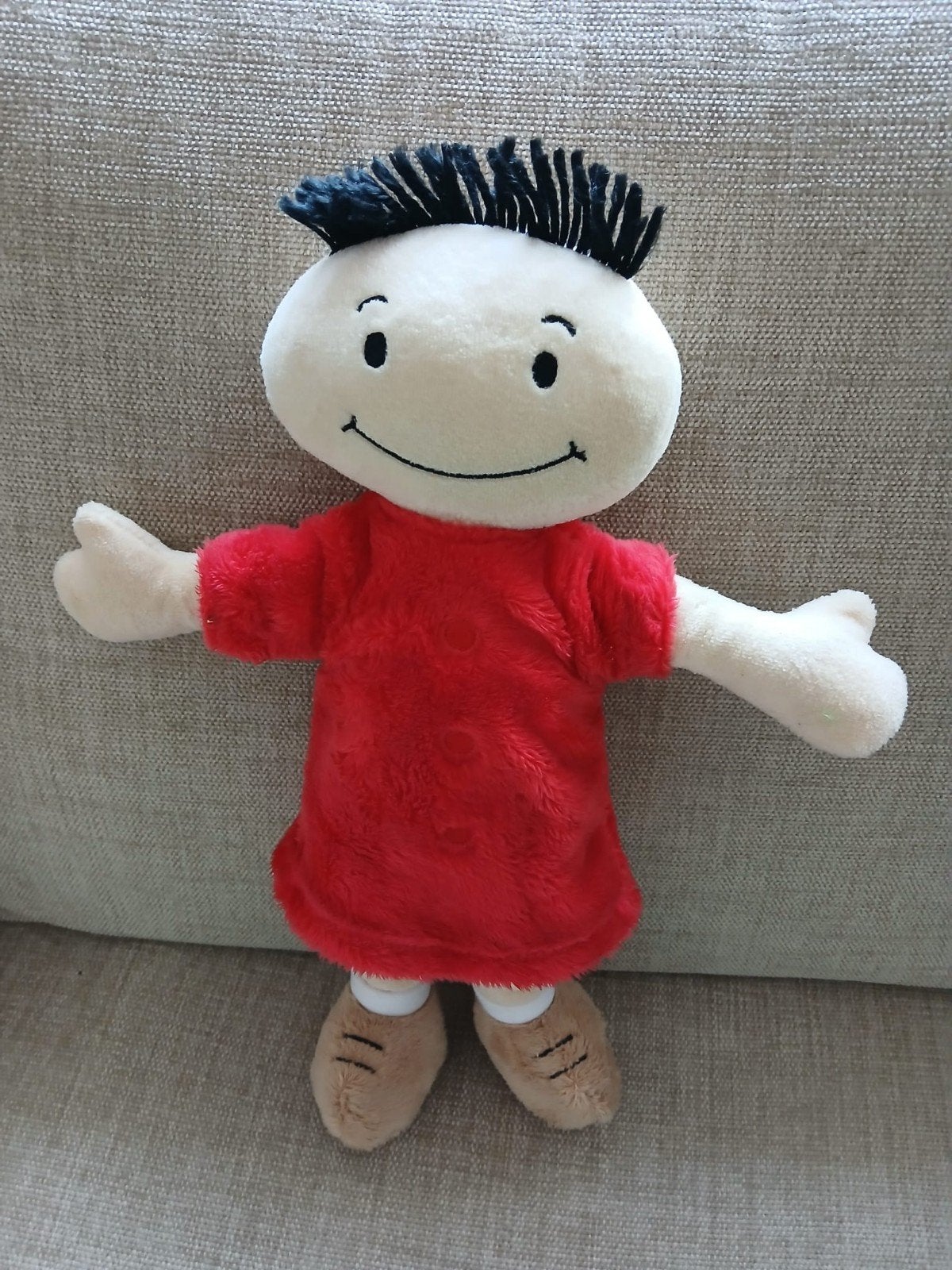 Het Kleine lappenpopje van Wiske Schanulleke, Overige typen, Ophalen of Verzenden, Zo goed als nieuw, Middelgroot (20 tot 80 cm)